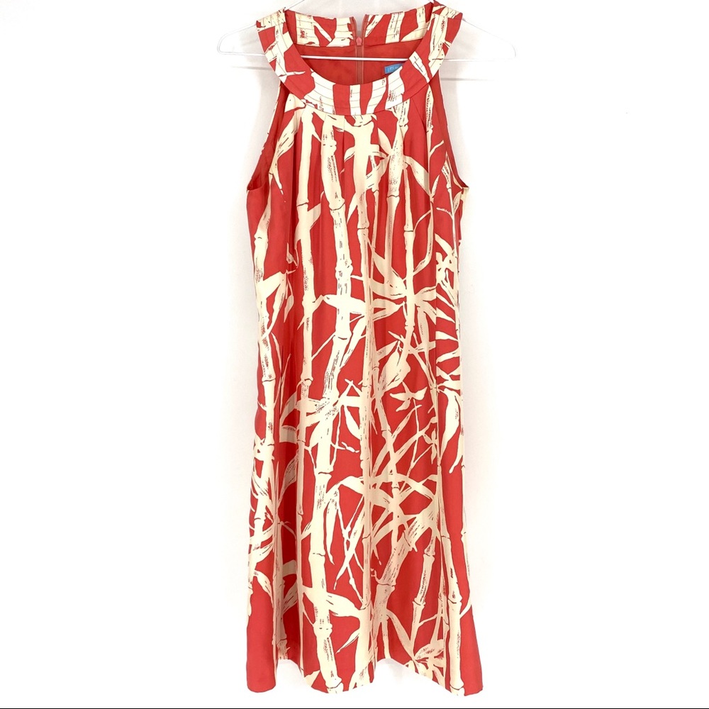 J.McLaughlin Silk Bamboo Print Dress Size 6